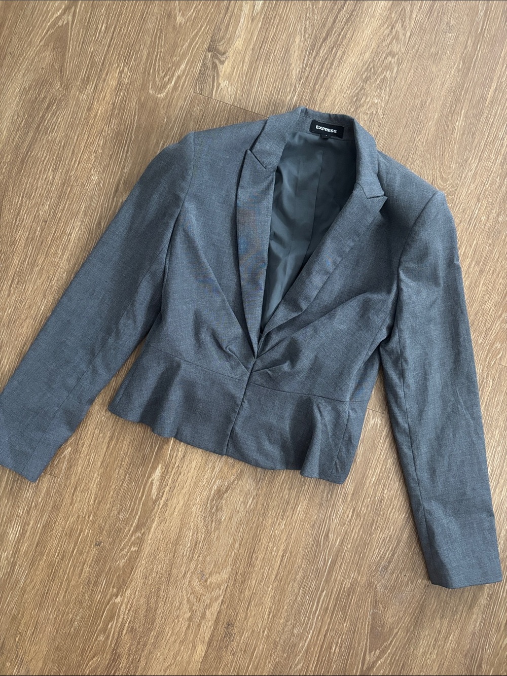 Express Women's Gray Tailored Blazer